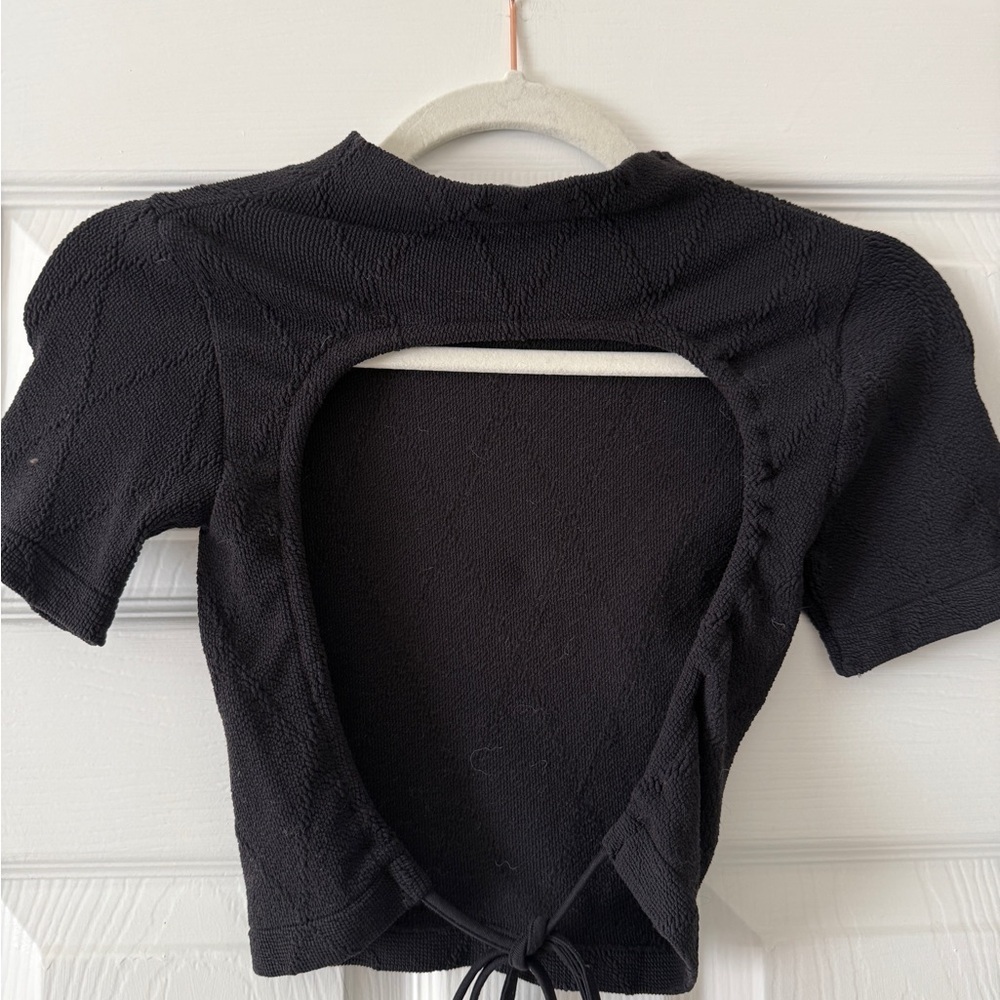 Zara Backless Knit Top - Picture 2 of 3